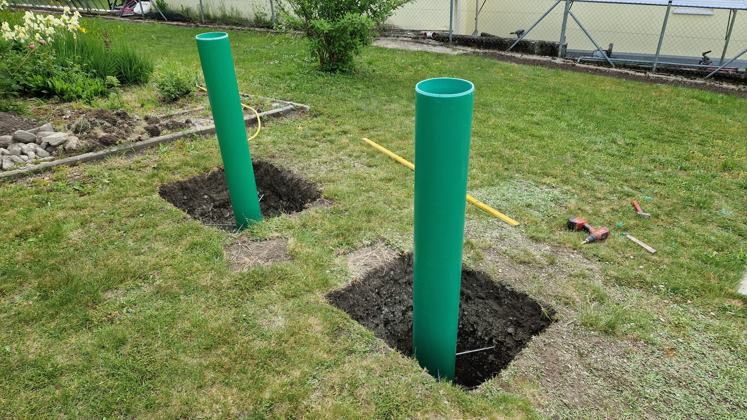 Betonsäulen für Teleskope