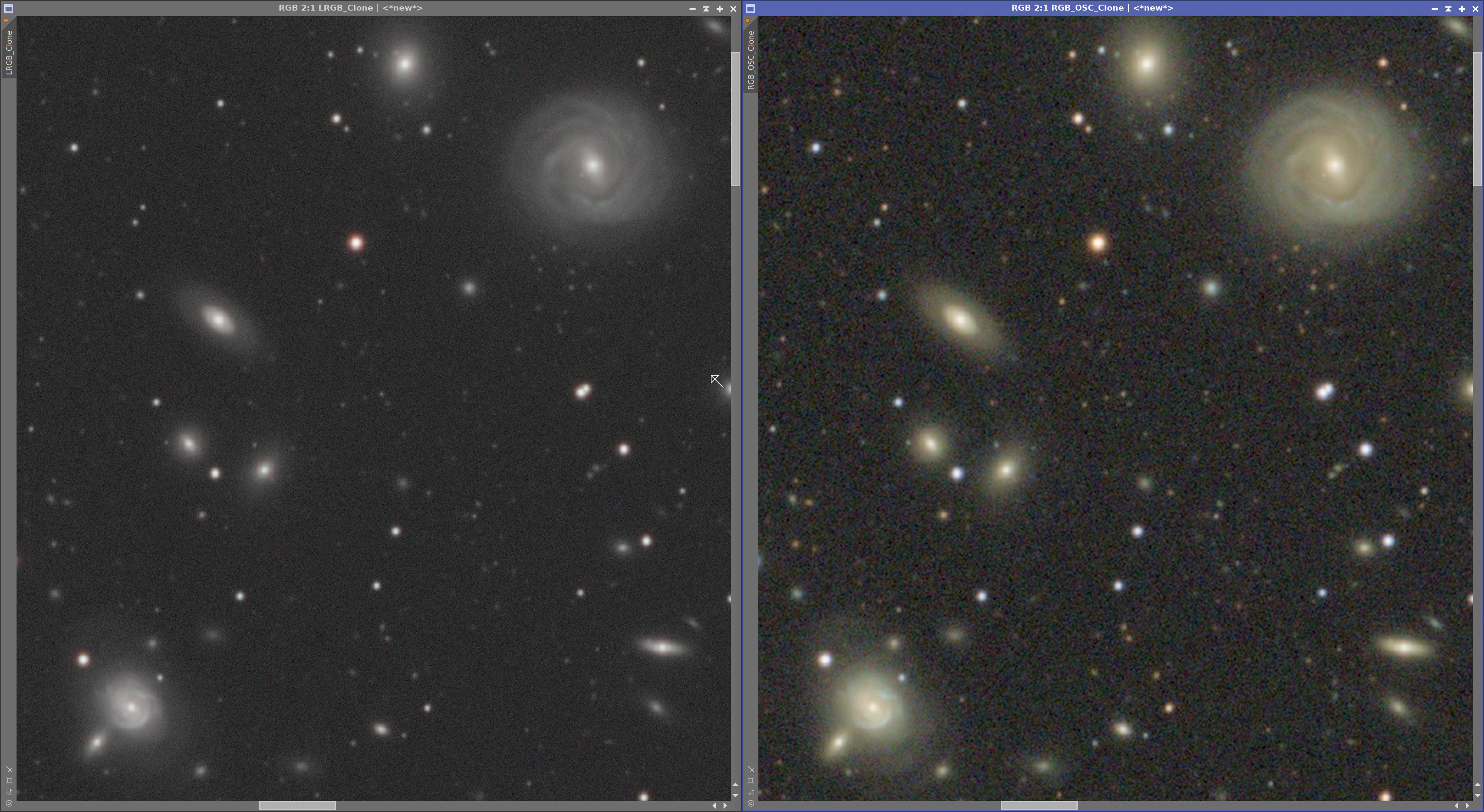 LRGB und OSC im Praxisvergleich am Coma Galaxienhaufen