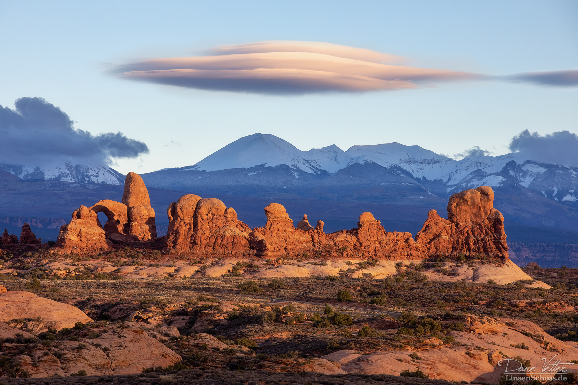 Die roten Felsen vom Arches-Nationalpark